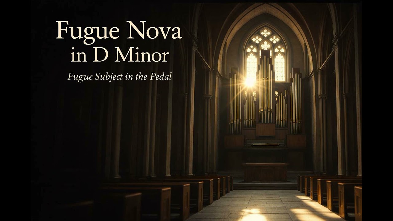 Fugue Nova in D Minor - Fugue Subject in the Pedal