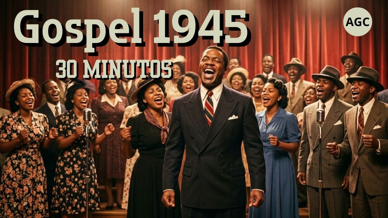 🙏 Gospel Afroamericano 1945 | “Santo Espíritu” | Himnos Cristianos de Poder y Fe ✝️