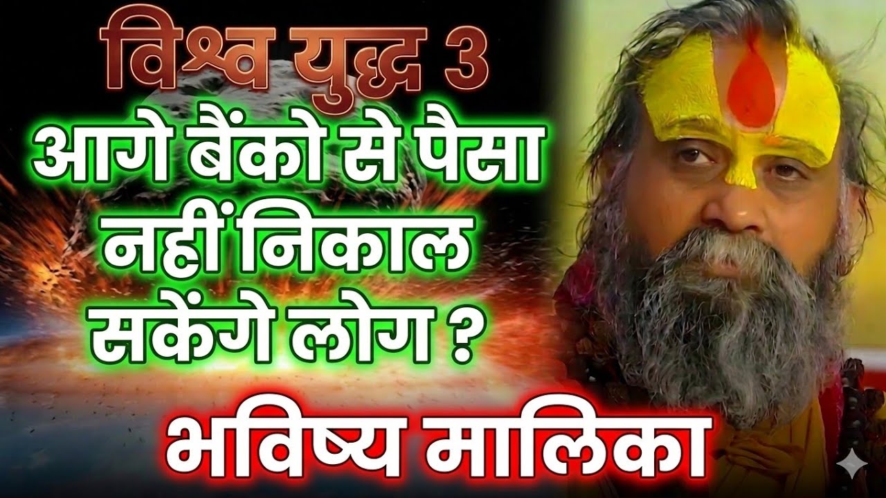 World War 3 में बैंक का पैसा नहीं मिलेगा? 😱 Rajendra Das Ji Maharaj की चेतावनी | Bhavishya Malika