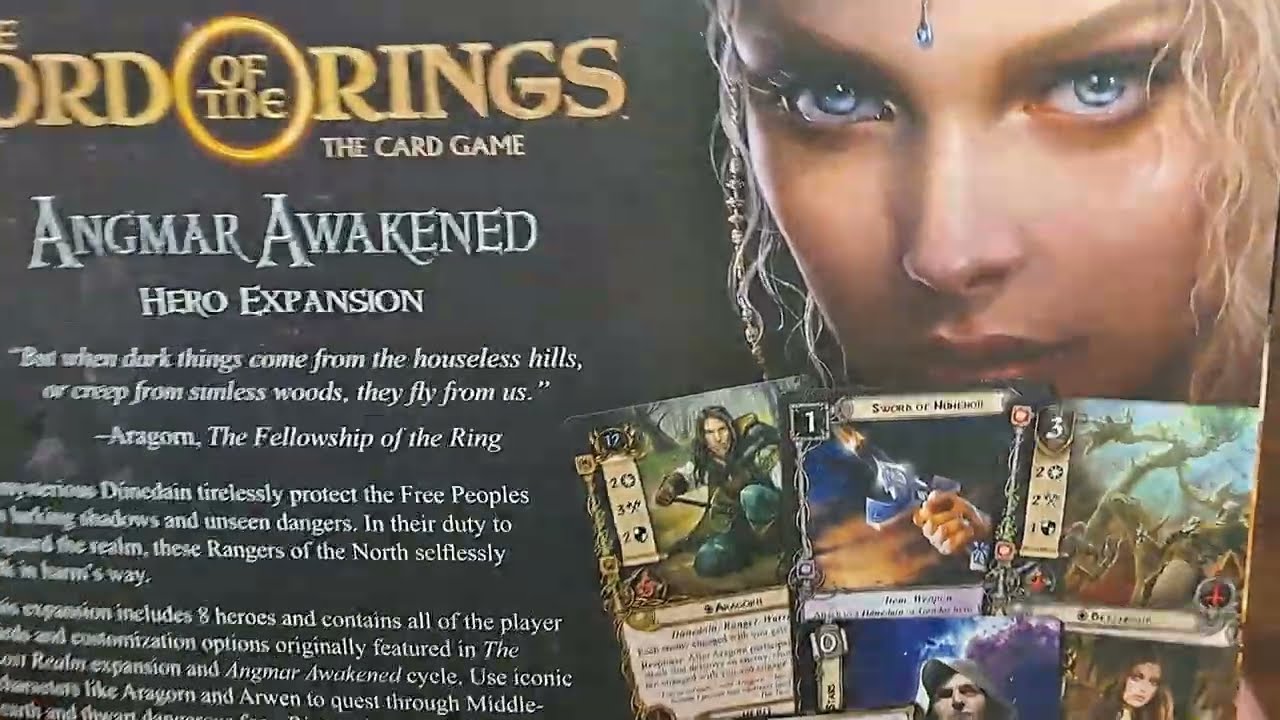 LOTR LCG Angmar Awakened hero expansion