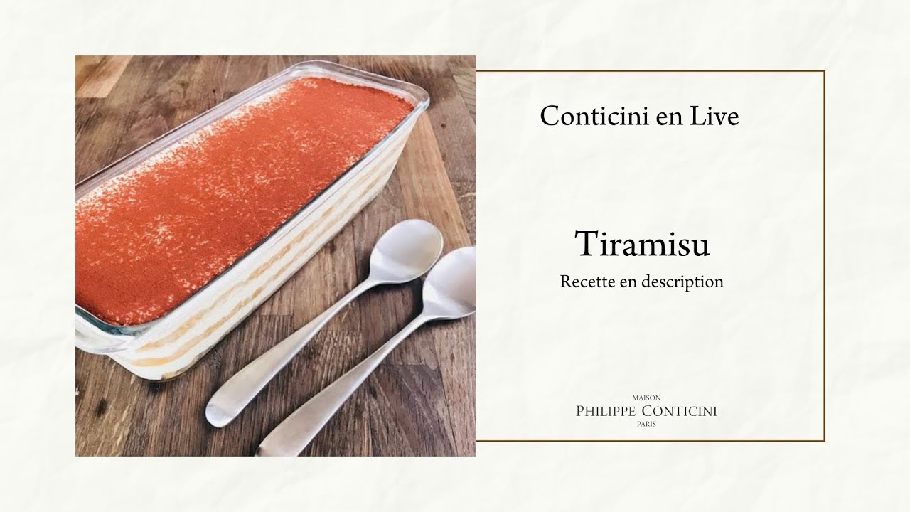 Tiramisu | Conticini En Live