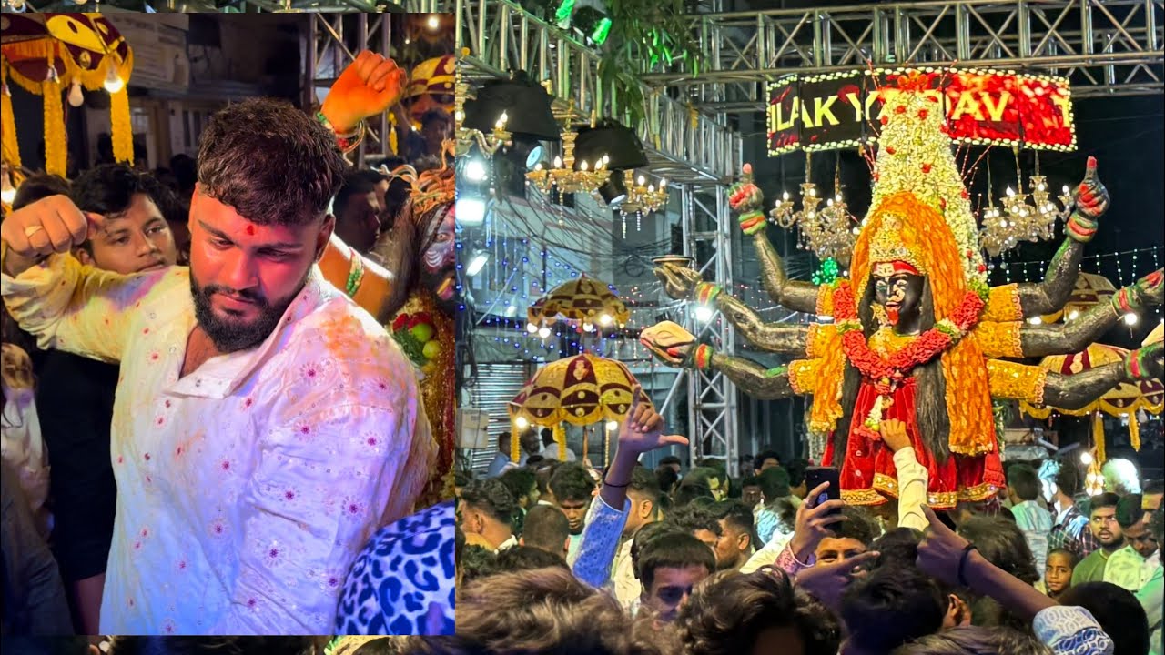 Musheerabad TILAK Yadav bonalu  2025 | Musheerabad Tilak Yadav Palaram bandi | #hyderabadbonalu2025