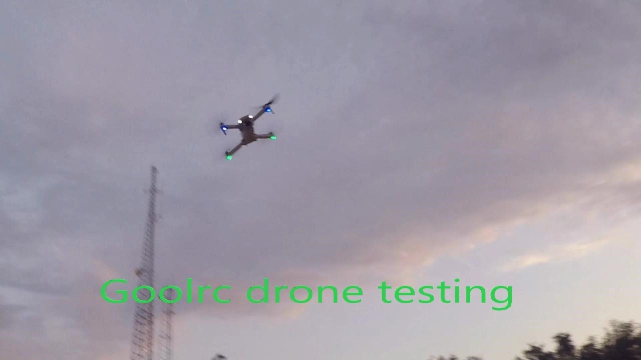Goolrc s161 drone test flight
