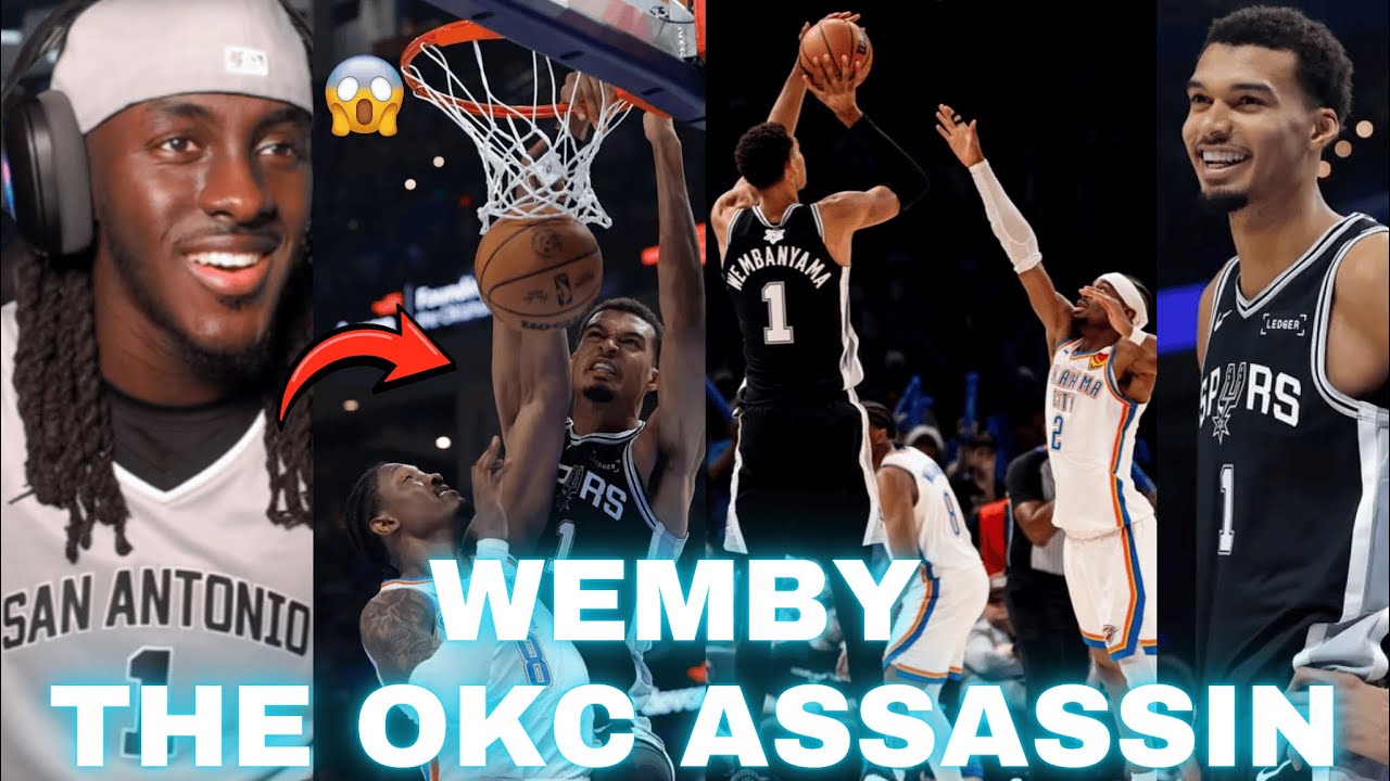 WEMBY THE OKC KILLER.. Spurs Vs. Thunder Highlights Reaction