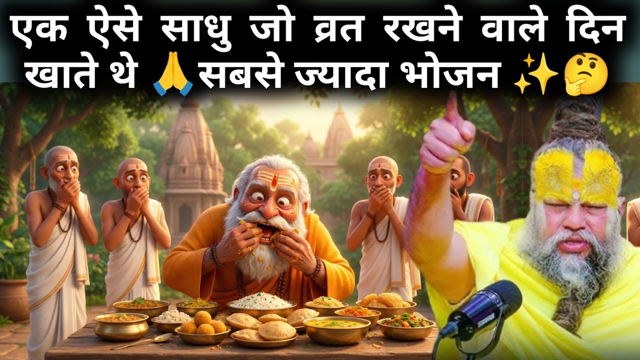 एक ऐसे साधु जो व्रत रखने वाले दिन खाते थे सबसे ज्यादा भोजन  || Premanand Ji Maharaj #bhaktcharitra