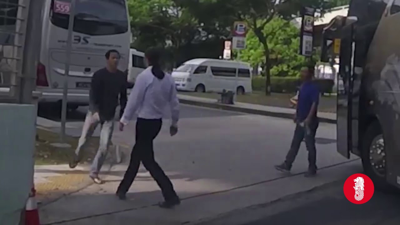 Road rage along Raffles Boulevard (Oct 2018)