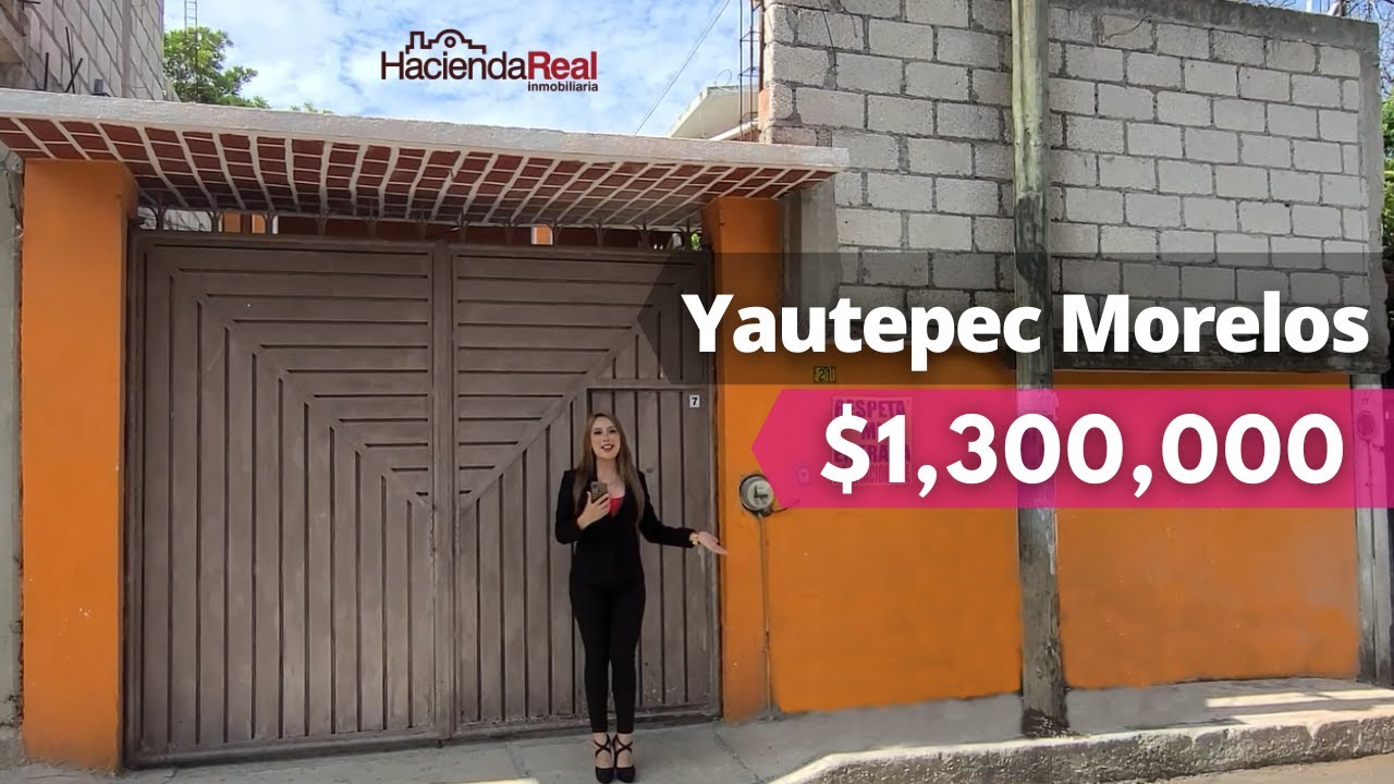 Se Vende Casa 🏡 en Yautepec Morelos / Escriturada / $1,300,000 🤩/ Todos los servicios