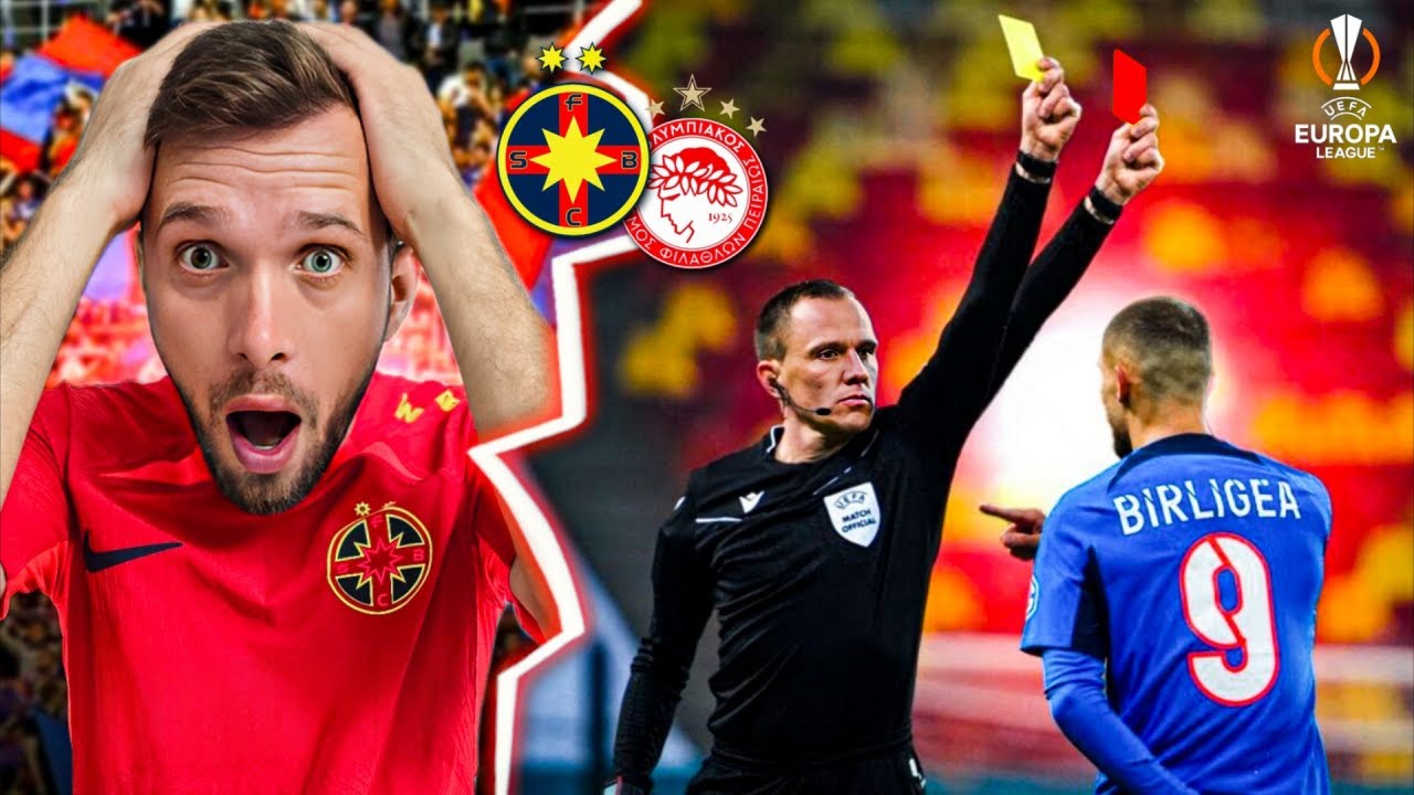 BIRLIGEA INGER SI DEMON PENTRU FCSB IN MECIUL VS OLYMPIACOS 🤬 43.572 DE FANI LA STADION ❤️