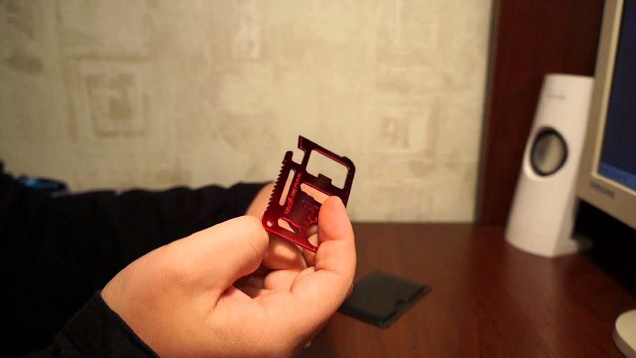 Мультитул визитка (11 в1)