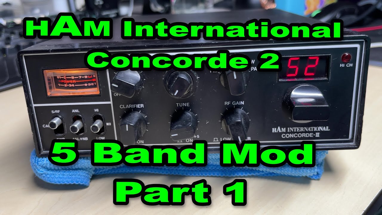 EP 099 - HAM International Concorde 2 - преобразование 5 диапазонов - часть 1.