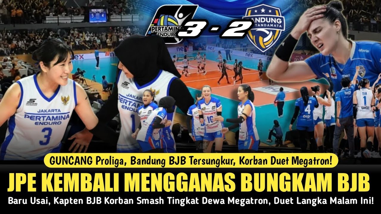 🔴G1LA!! BARU USAI! JPE Rasa RED SPARKS: Pertamina Enduro Taklukkan Bandung bjb Tandamata 3-2 Prdiksi