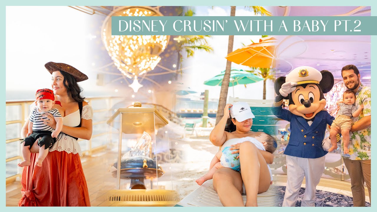 BABY'S FIRST DISNEY CRUISE PART 2 | Disney Wish + Castaway Cay
