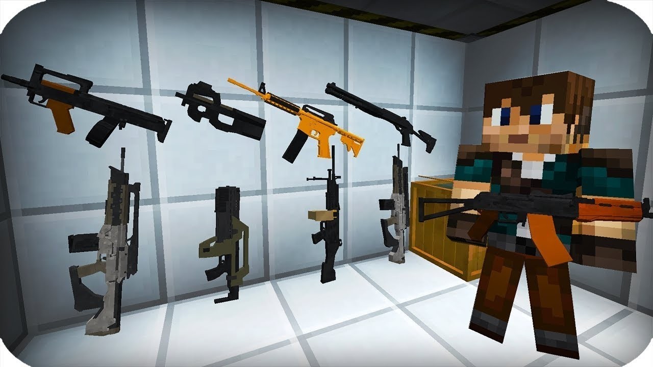 МАЙНКРАФТ ,НО Я СОЗДАЛ ОРУЖИЕ😱😱😱🔫🔫🔫