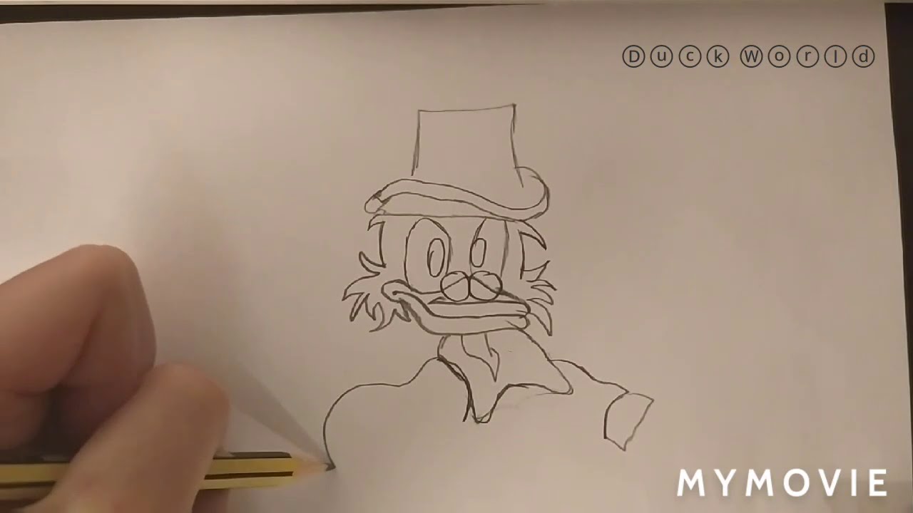 Wie zeichnet man Dagobert Duck