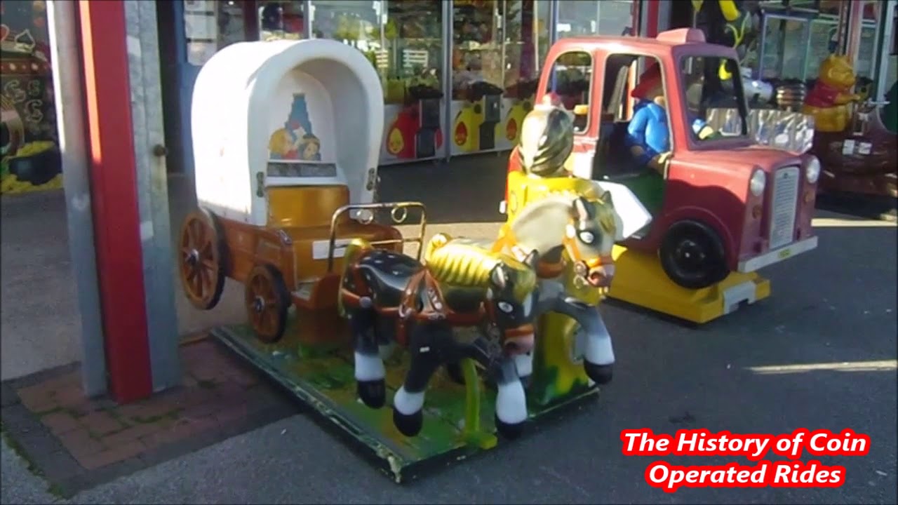 1990s Coin Operated Chuck Wagon Kiddie Ride - Ranch Cogan (Broken)