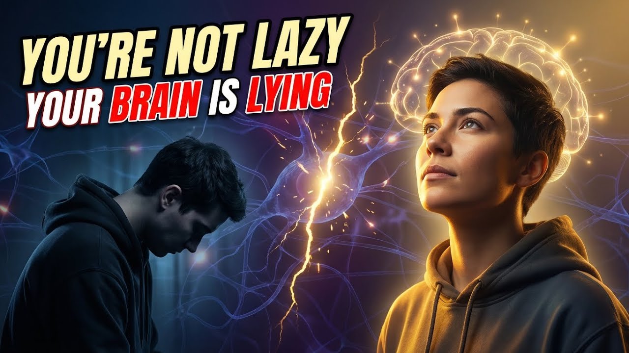 You're Not Lazy – Your Brain Is Lying to You – Motivation video – MindPeakDaily 