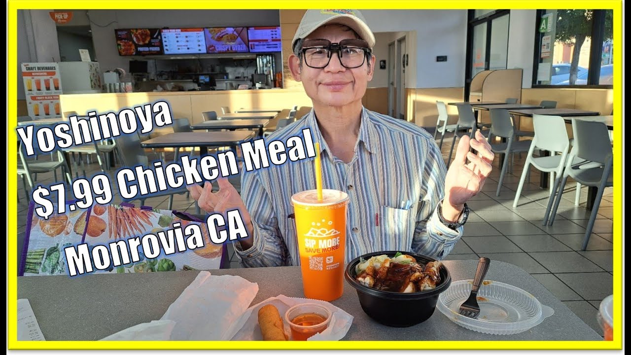 YOSHINOYA MONROVIA CA Los Angeles Japanese Fast Food Chain Restaurant