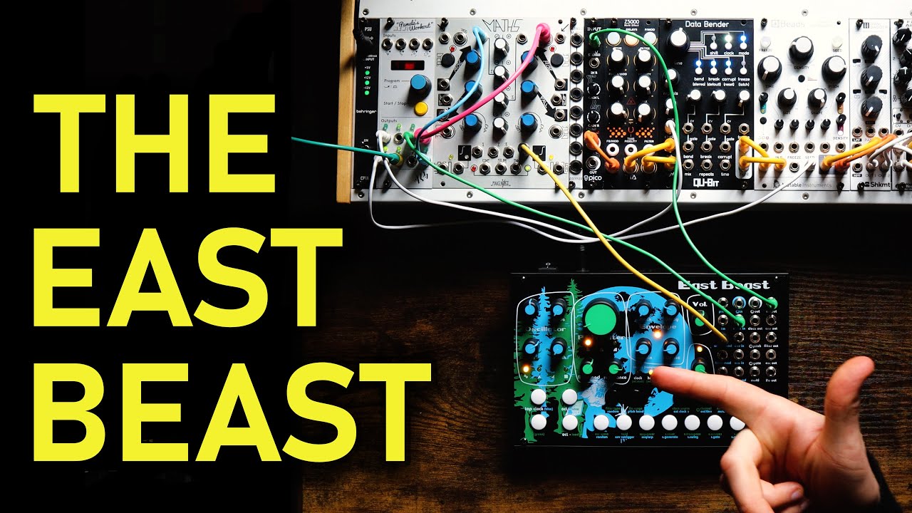 EAST BEAST! Seriously fun, very affordable, analogue, semi-modular mono synth!
