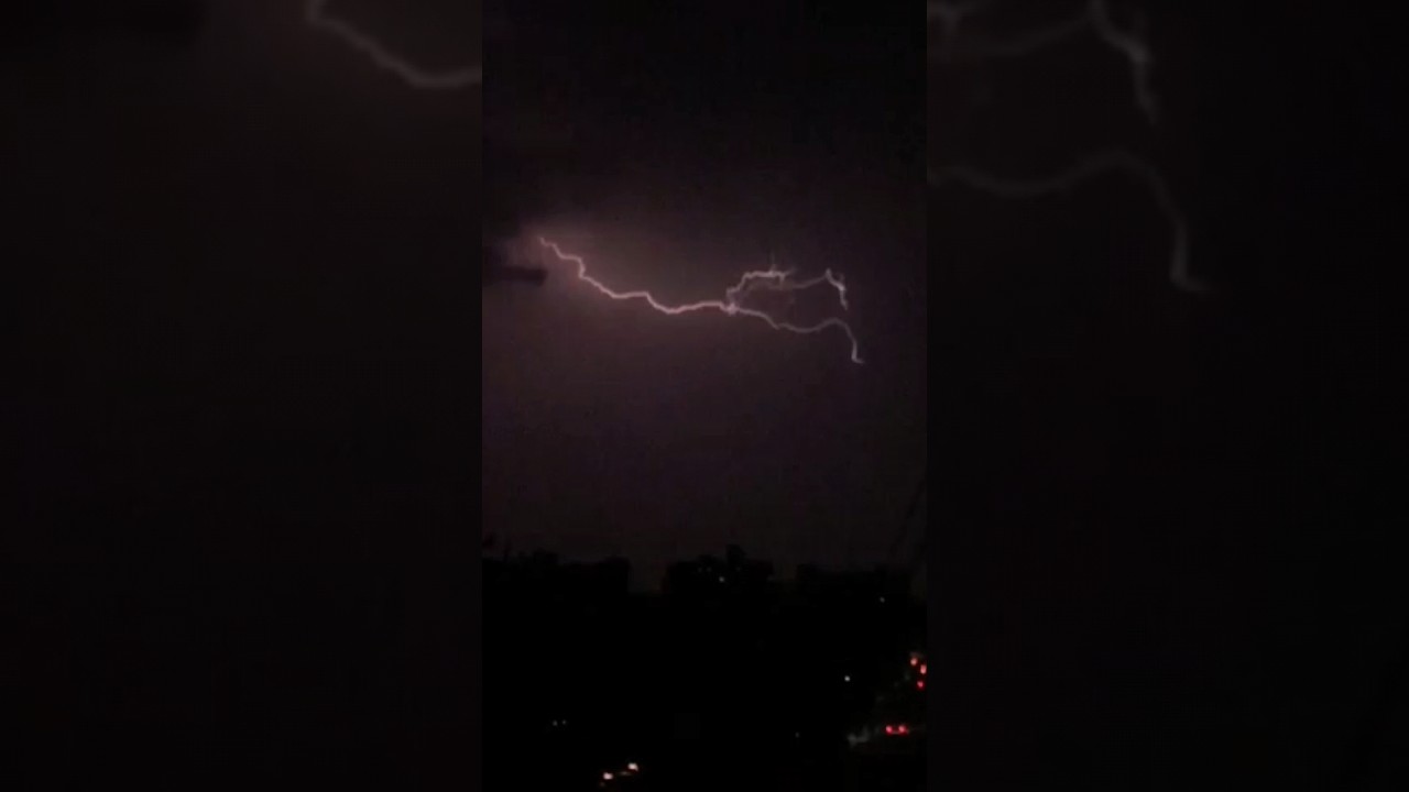 Delhi Thunderstorm ⚡⚡ #shorts