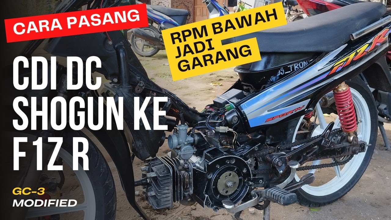 F1Z R Pengapian DC,Pasang CDI Shogun/Mp,Tarikan Jadi Enteng