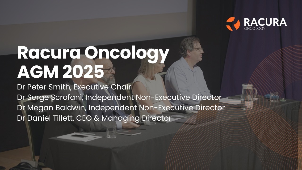 Race Oncology 2025 AGM: CEO Presentation + Q&A