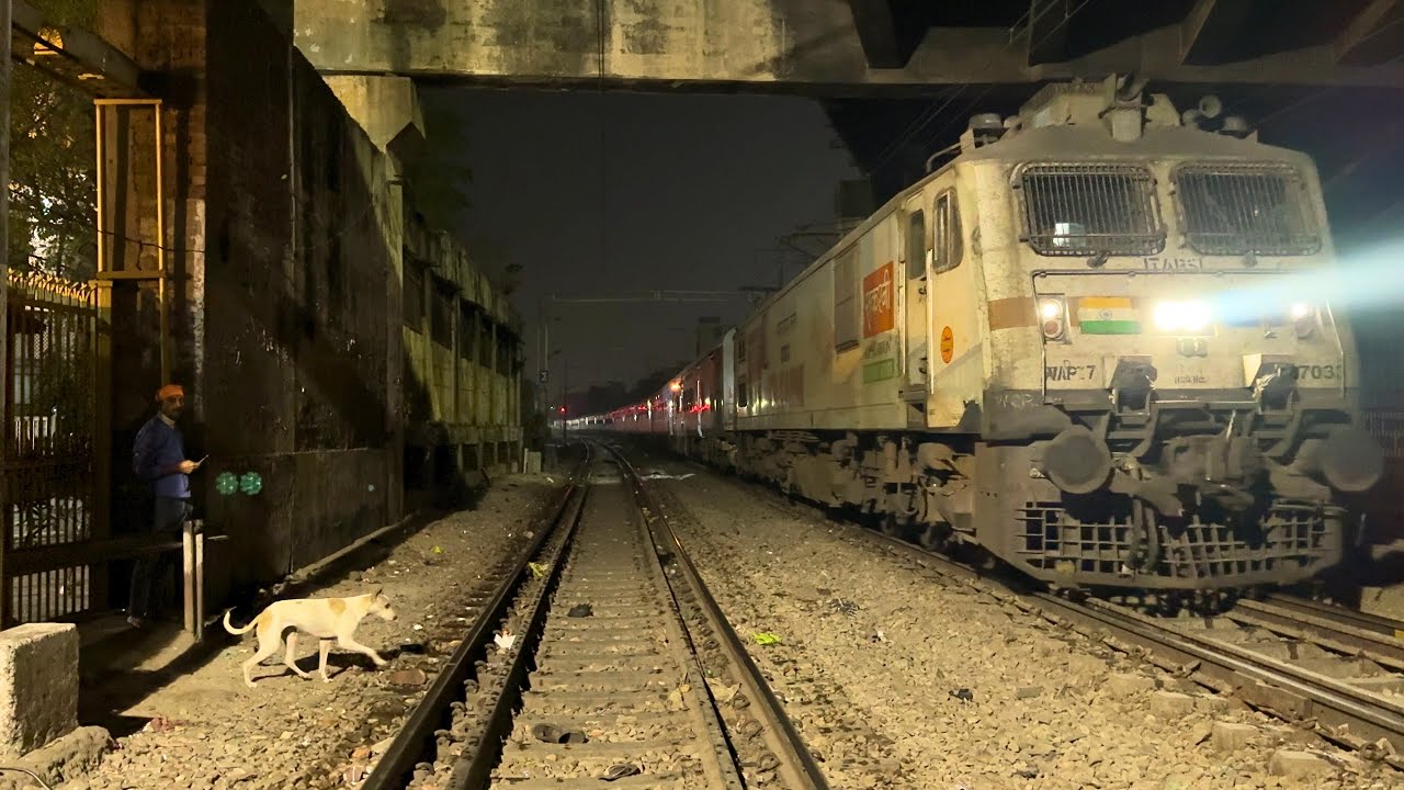 (12053) Jan Shatabdi Express (Haridwar - Amritsar) (LHB) With (ET) WAP7 Locomotive.!