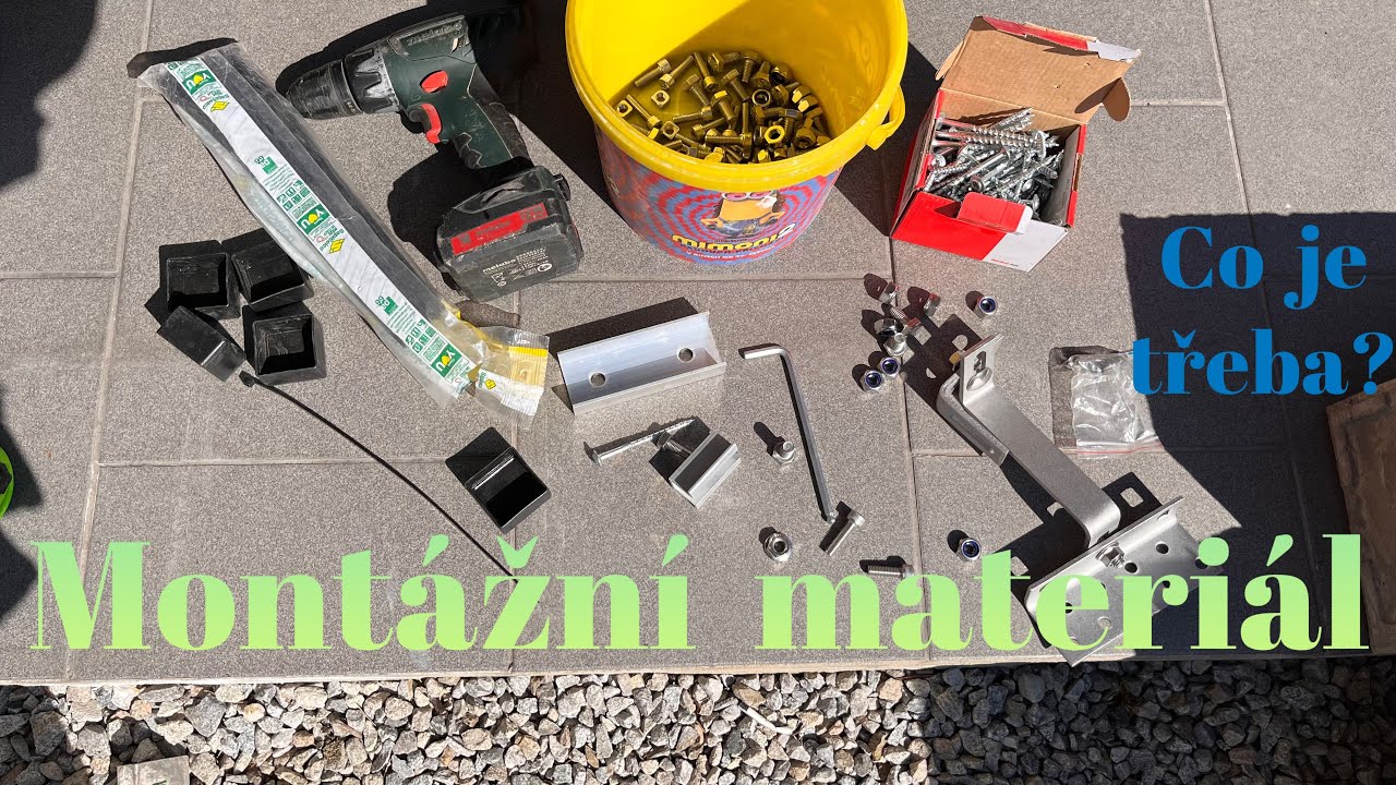 Montážní materiál k solárním panelům