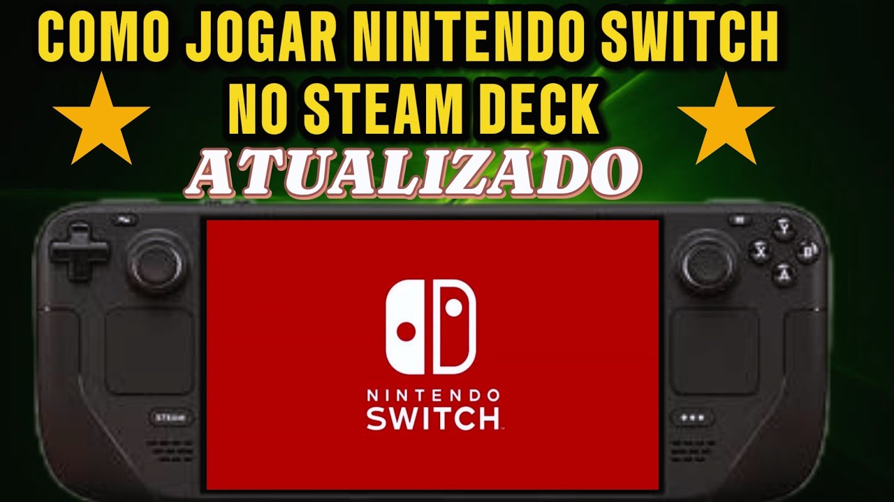 como instalar emulador de Nintendo switch no steam deck modo atualizado