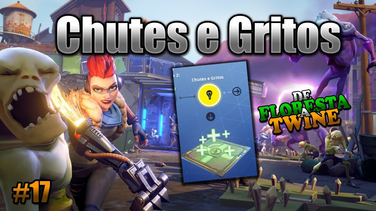 Fortnite Salve o Mundo - Chutes e Gritos - De Floresta a Twine #17