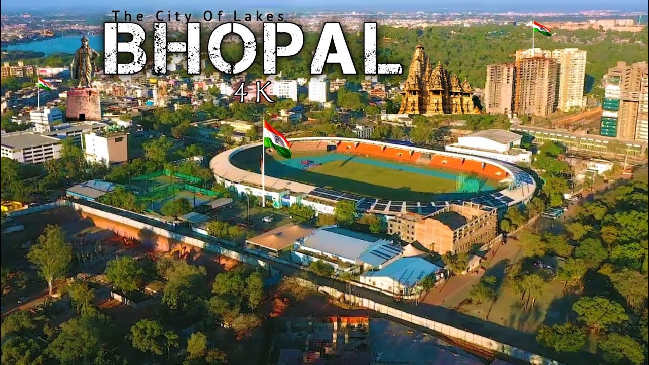 Bhopal City - The City Of Lakes | Bhopal City 4K Drone View 2024 | Bhopal City 4k Cinematic Video