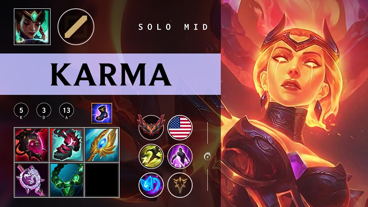 Karma Mid vs Cassiopeia - NA Grandmaster Patch 26.02