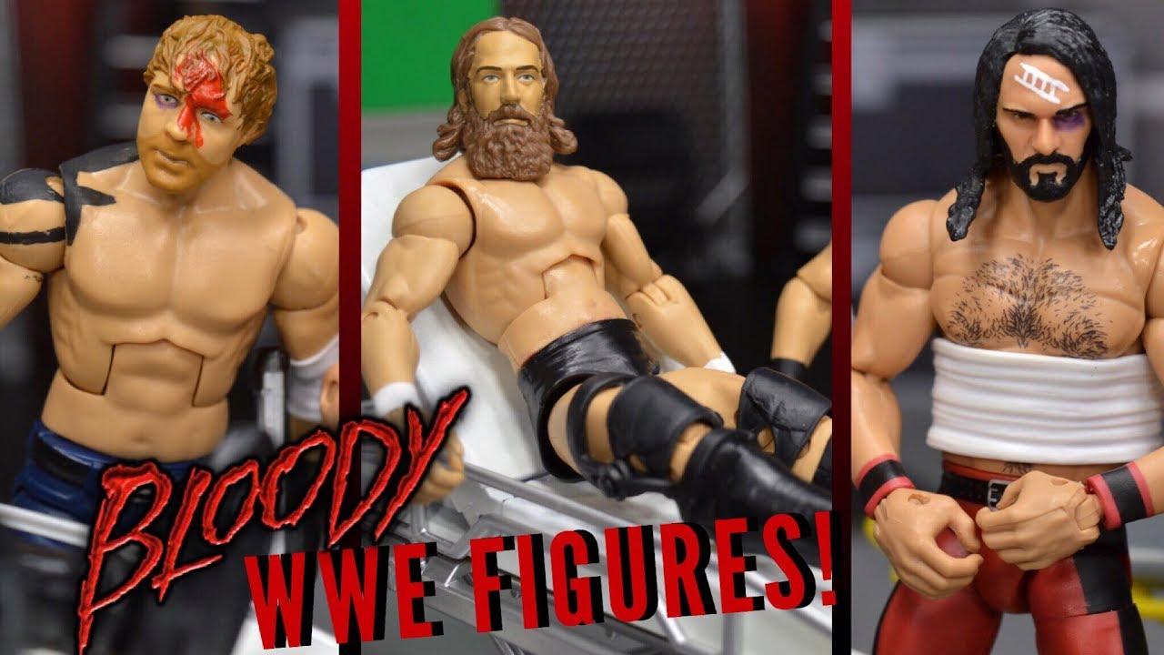 КАК СДЕЛАТЬ КРОВАВЫЕ И РАНЕНЫЕ ФИГУРКИ WWE!