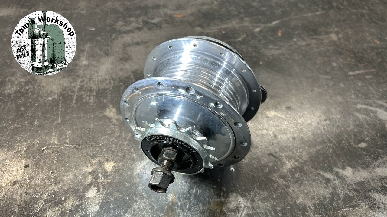 Rear Wheel Hub Restoration on Velosolex (# 5)