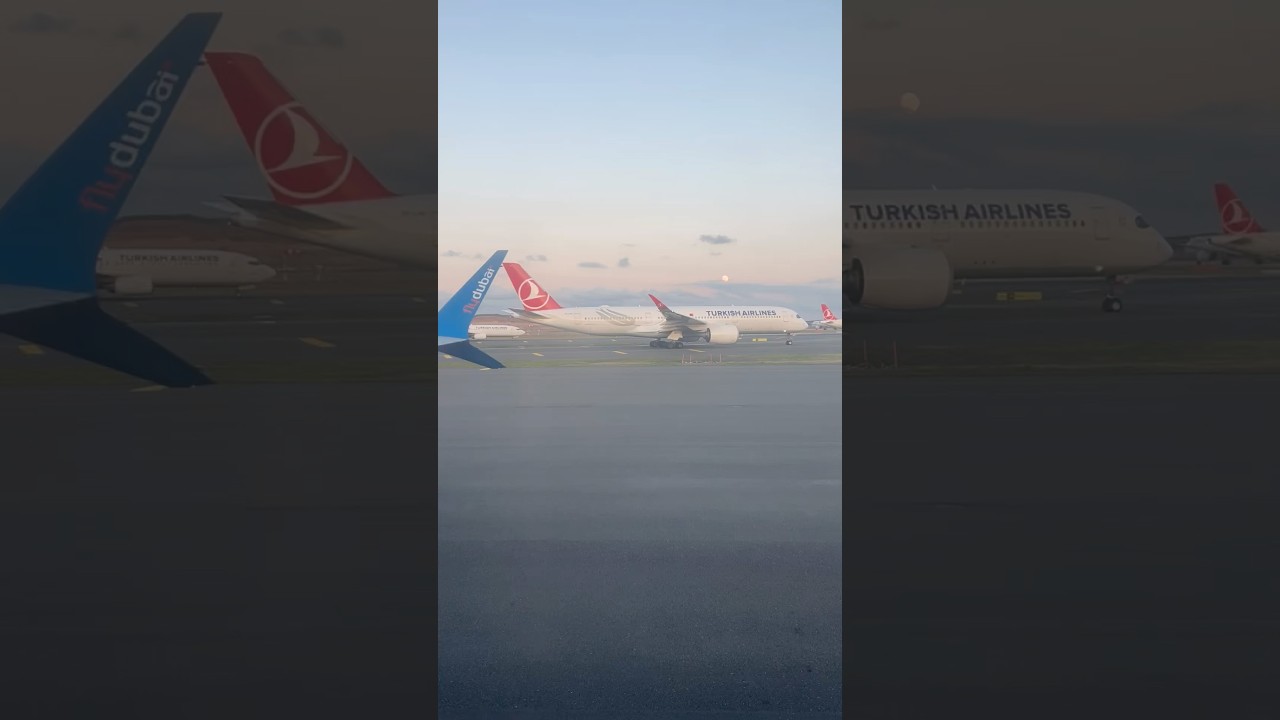 MASSIVE Airplane TRAFFIC at Istanbul Airport today! #Aviation #Avgeek #turkey