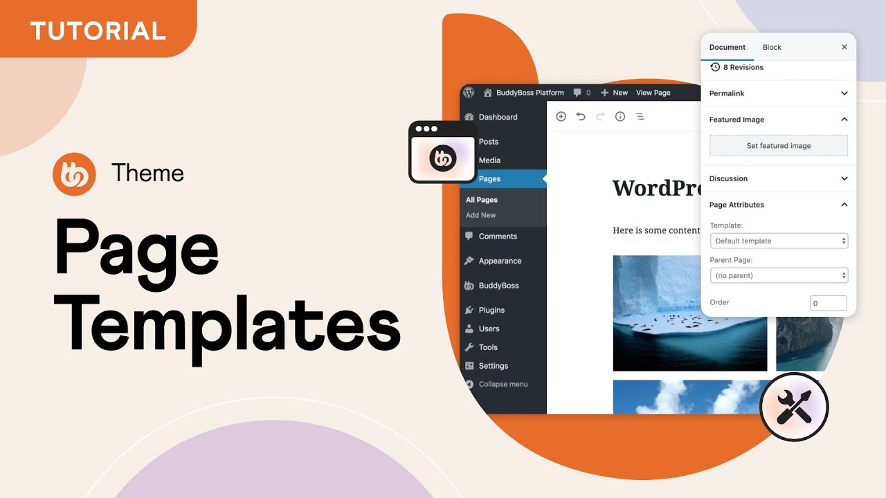 How to customize Page Templates in the Theme?