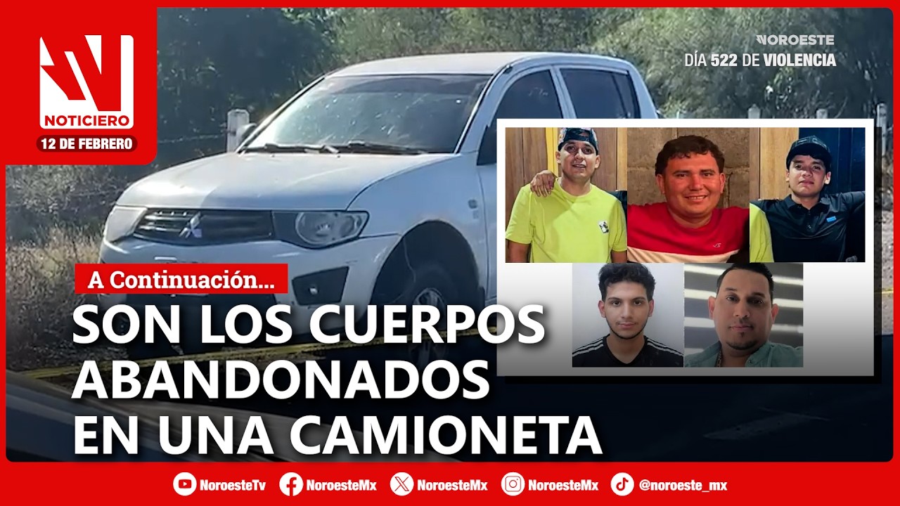🔴 DESAPARECIDOS EN AHOME | Fueron localizados sin vida en Navolato | Noticiero Noroeste 12 de feb