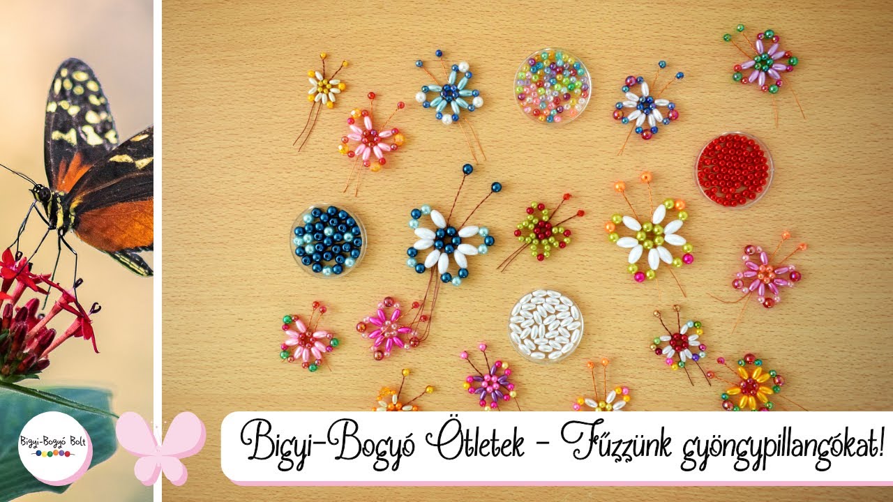 Fűzz gyermekeddel egyszerű gyöngypillangókat! - Bigyi-Bogyó ötletek