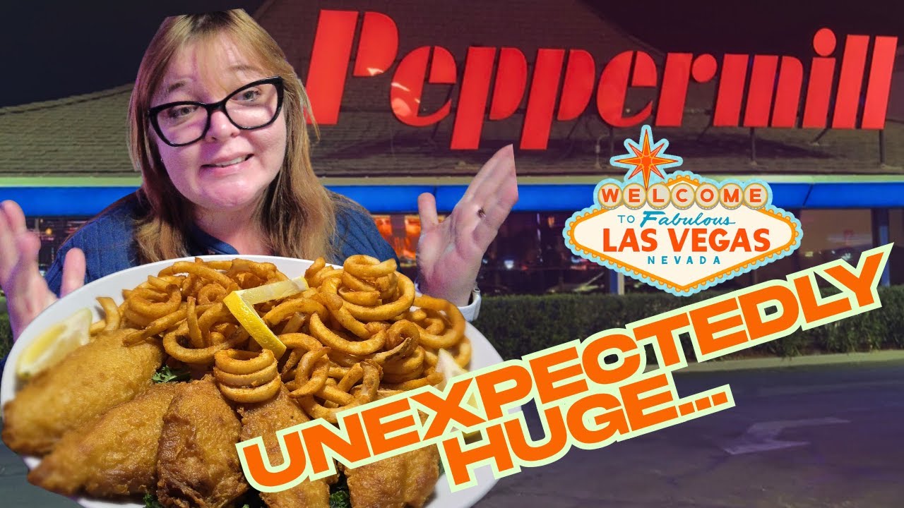 Peppermill on a Strip surprised us by the quality and quantity of food. #peppermill , #lasvegas