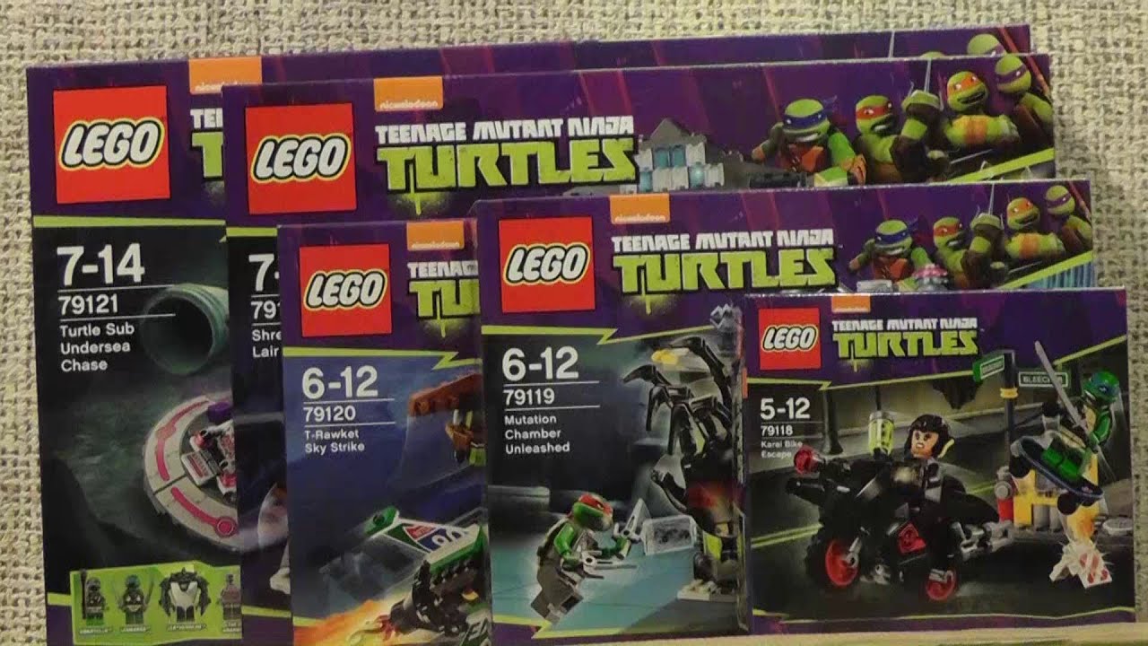 NOWOŚCI SIERPIEŃ 2014 LEGO TEENAGE MUTANT NINJA TURTLES