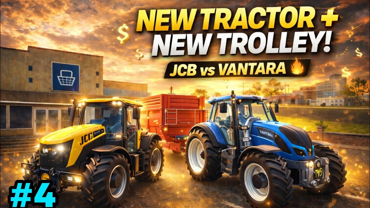 0 to 1 BILLION 💸 New JCB & VANTARA Tractor + Big Trolley! | Farming Simulator 18 #4