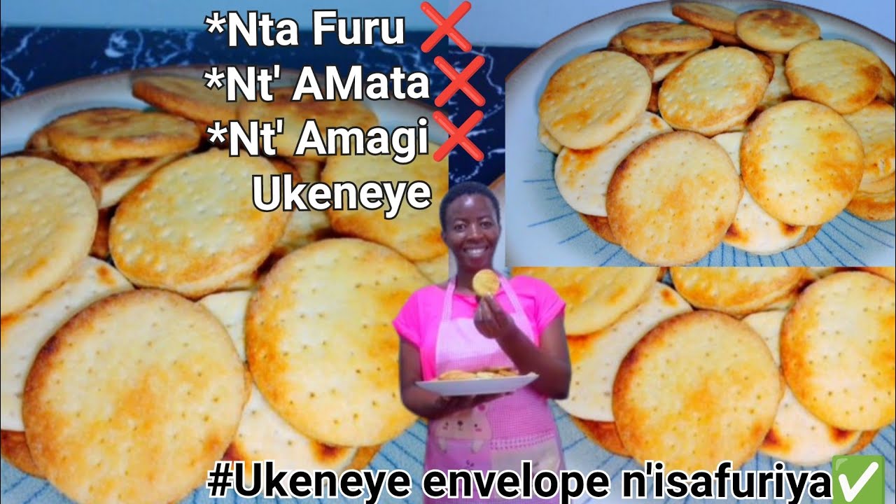 Nta Furu bisaba❌dukorane biscuits n'ibintu 3 gusa👌ziryoha kubi😋nawe wazikorera murugo✔️