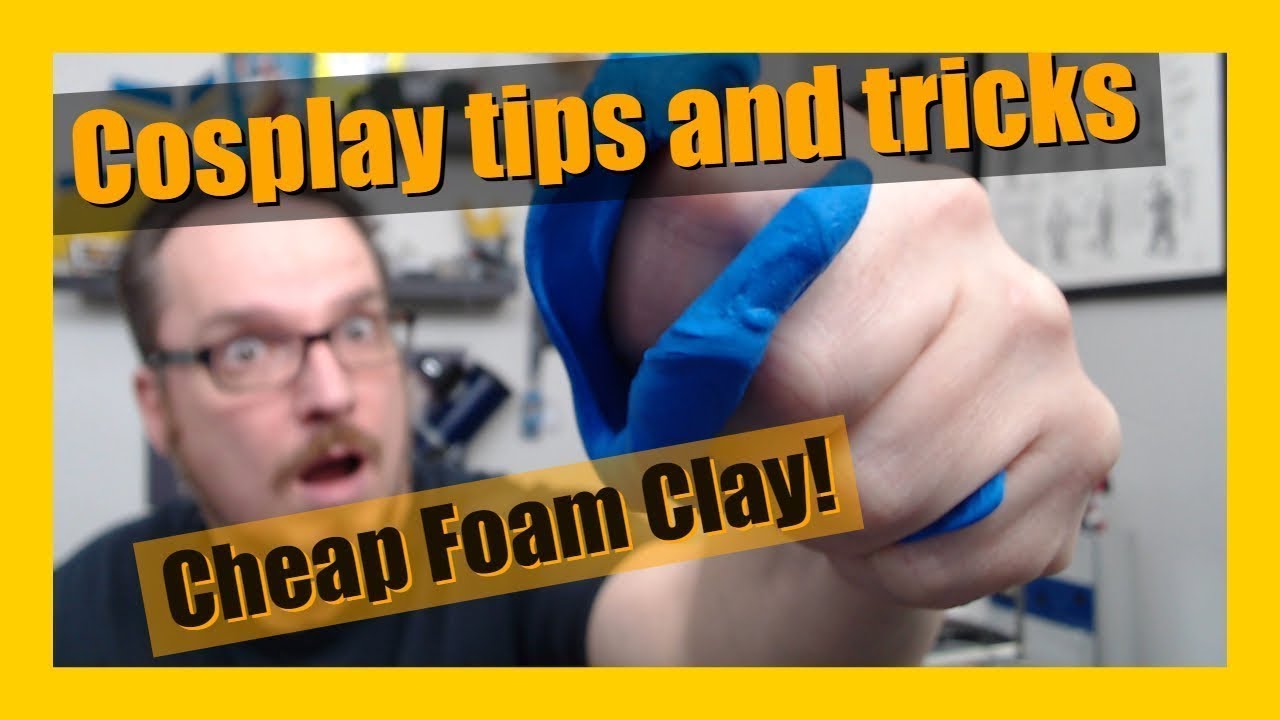 Cosplay tutorial Foam clay you can get cheaply!