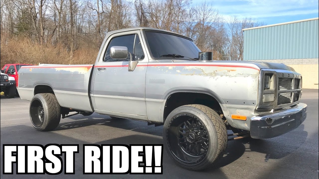 First Ride in the First Gen cummins with COMPOUND TURBOS!!!!
