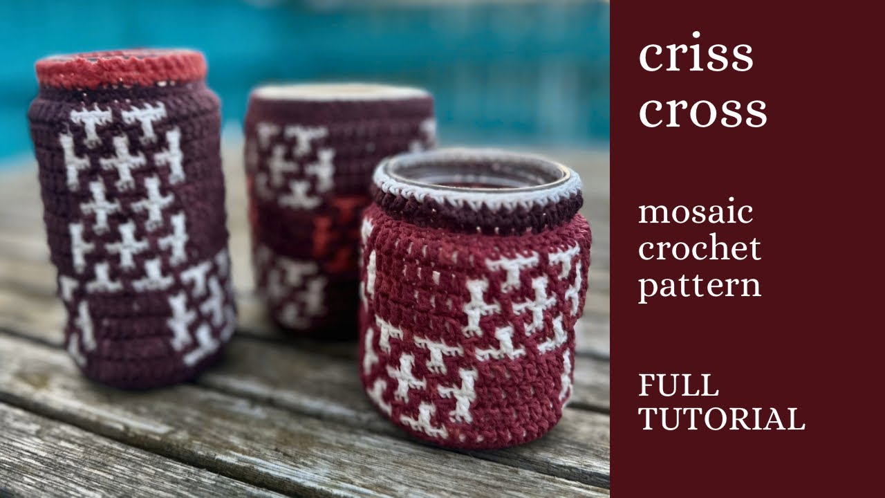 Crisscross - mosaic crochet