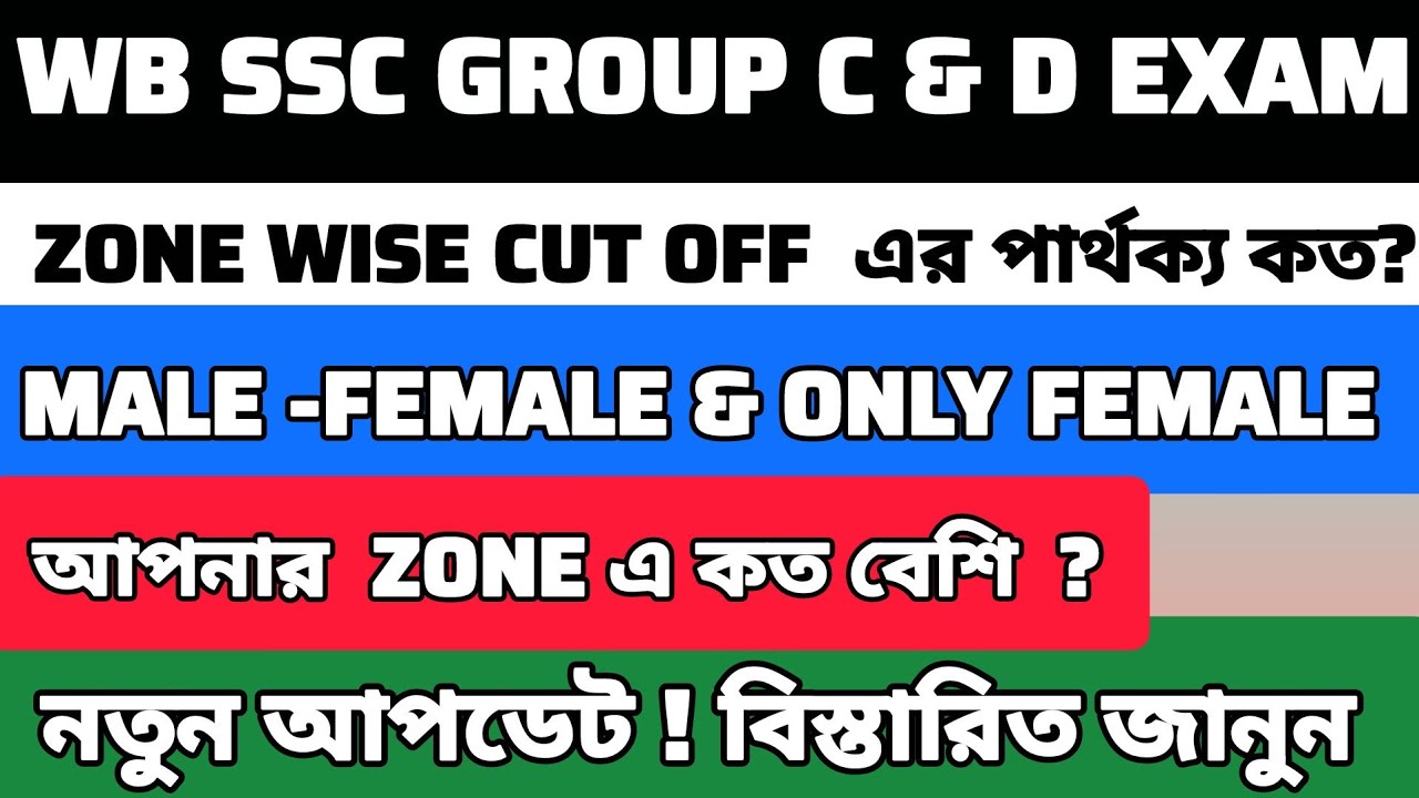 WB SSC GROUP C & D REGION WISE VACANCY | WBSSC GROUP D CUT OFF 2026 | WBSSC GROUP-C CUT OFF |