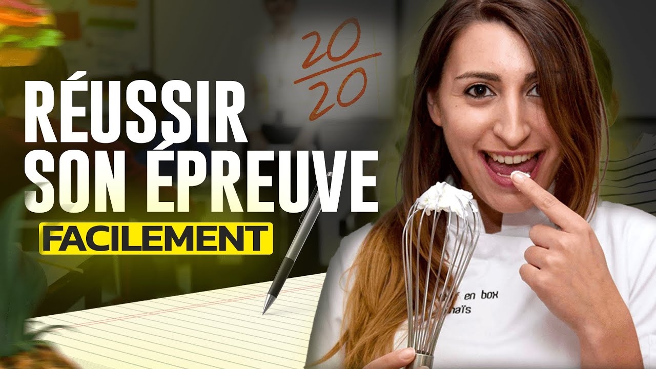 CAP Pâtisserie : 5 conseils pour l'ORDONNANCEMENT