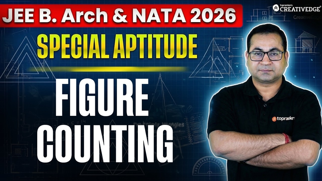 NATA & JEE B.Arch 2026 Special Aptitude Session | Master Figure Counting 😳