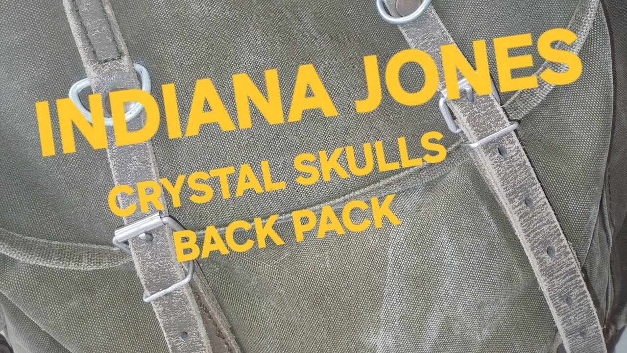Indiana Jones Crystal Skulls Back Pack- Choose Wisely...
