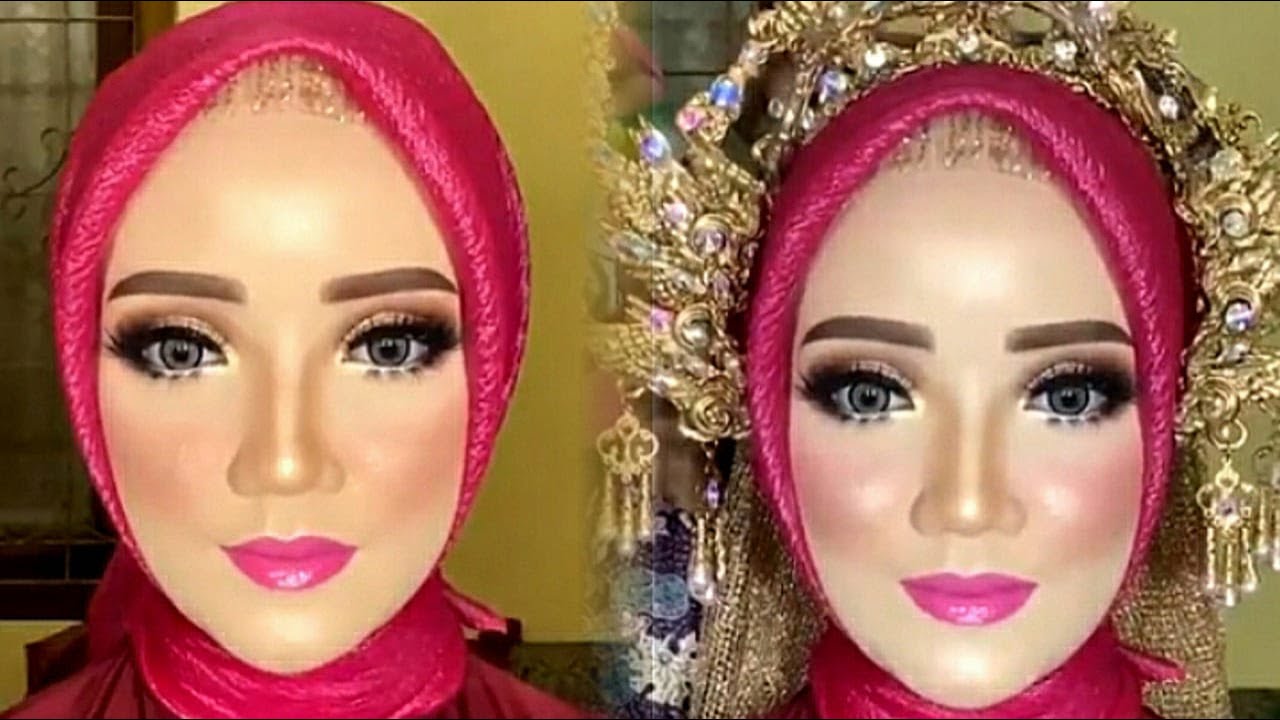 KHADIJAH AZZAHRA MAKEUP TUTORIAL MAKEUP WEDDING TERBAIK