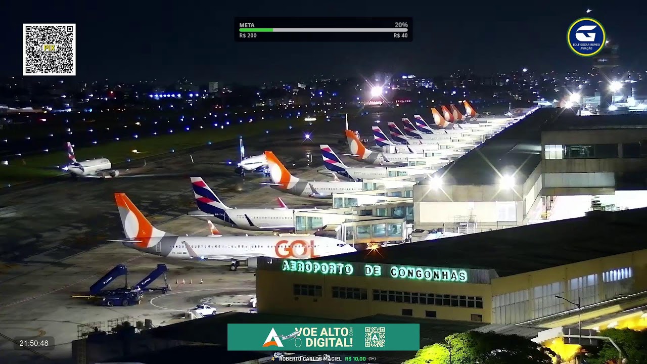 SBSP LIVE #2 - Aeroporto de São Paulo AO VIVO - CGH Airport - 17/02 Manhã